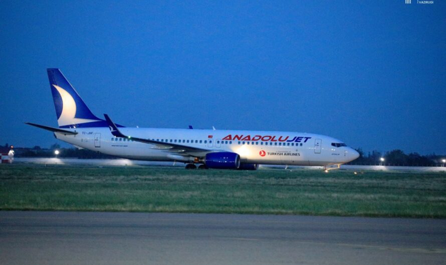 Турецкая авиакомпания AnadoluJet запустила прямые рейсы между Анкарой и Ташкентом.